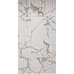 Πλακάκι Rialto 27 White Β' Γυαλιστερό Λευκό Απομίμησης Μαρμάρου 25x75 Imola Ceramica